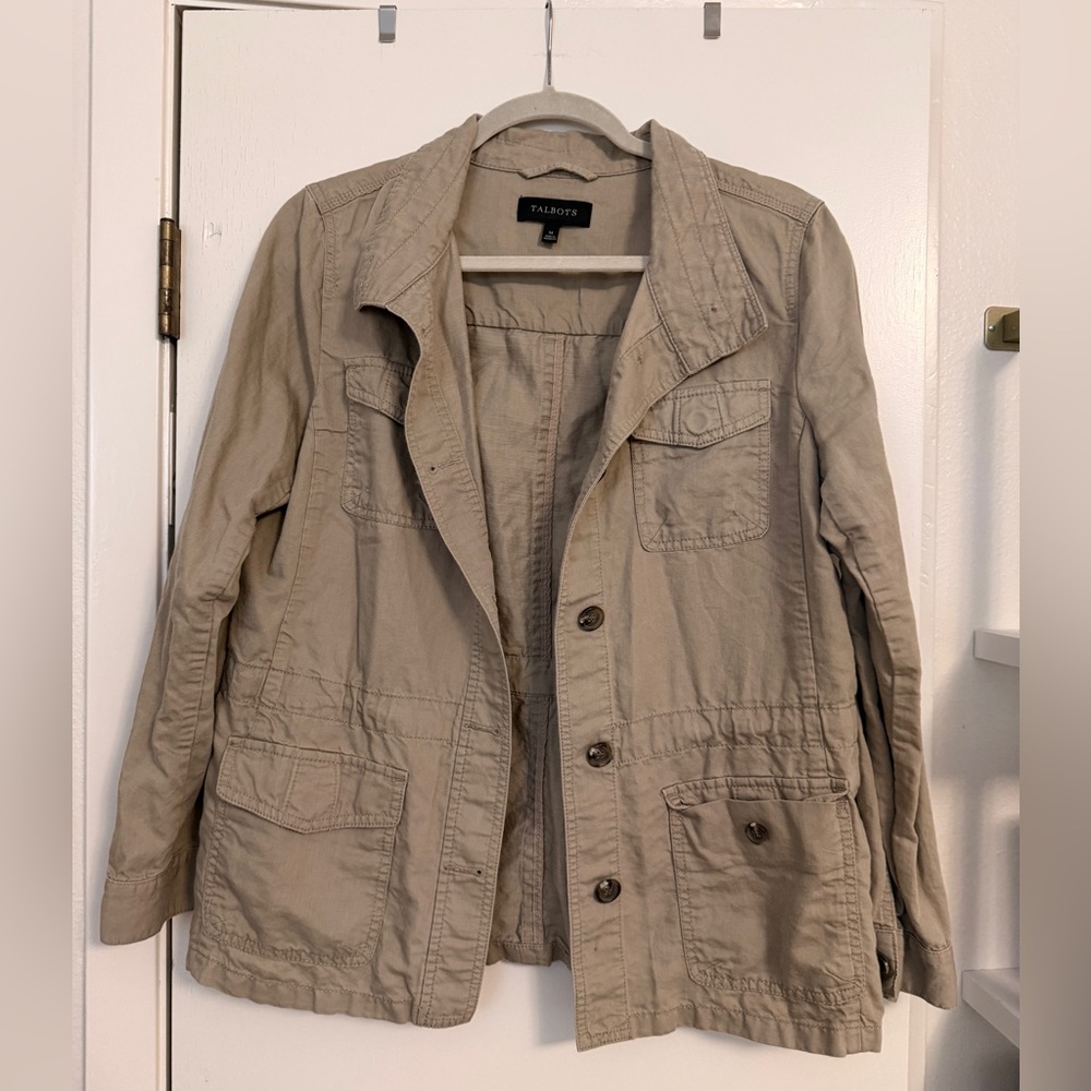 Talbots Army Green Utility Jacket | Size M